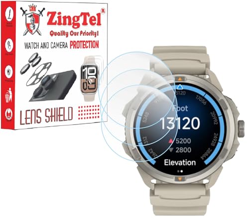Image of 3 Pack Screen Protector Compatible With Noise NoiseFit Endeavour Pro SmartWatch (1.5 Inch) TPU Screen Guard Not a Tempered Glass
