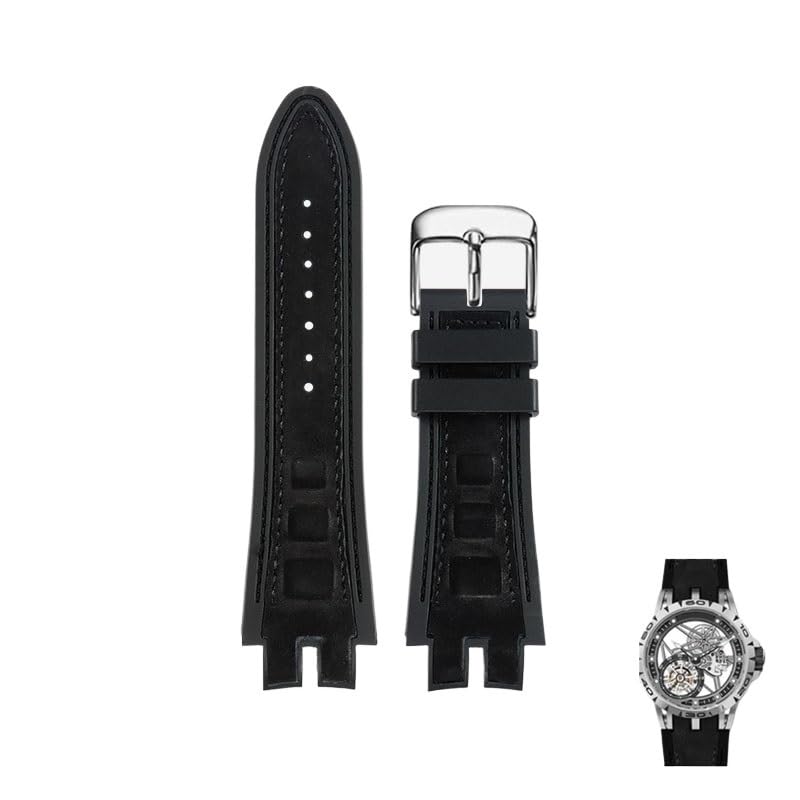 Silikon-Gummi-Uhrenarmband für Roger Dubuis Strap EXCALIBUR King Armband Armband
