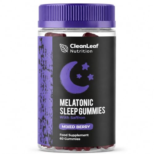 Natural Sleep Support Gummies for Adults - Melatonic Formula for Restful Nights Sleep Gummies Promoting Natural Melatonin Production Promotes Healthy Sleep Patterns 60 Count