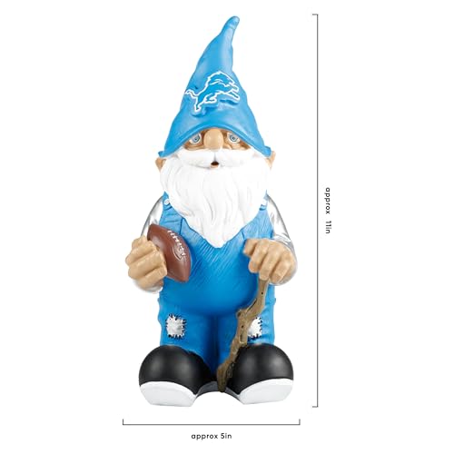 Image of NFL Resin 11.5 inch Team Logo Outdoor Garden Statue Gnome