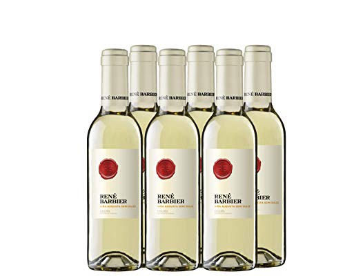 Rene Barbier Viña Augusta - Vino Blanco Semi Seco - pack de 6 de 370 ml - Total: 2220 ml