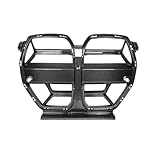 CWEVQBSA Real Dry Carbon Fiber CLS Style Glossy Black Hood Grill，Compatible for BMW 2021-2024 G80 G81 M3 G82 G83 M4 Car Front Bumper Grilles(Without Acc)