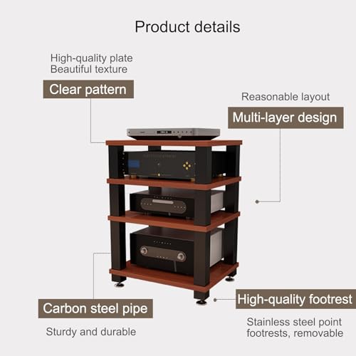 Support audio pour armoire AV en colonnes ouvertes superposées - 7