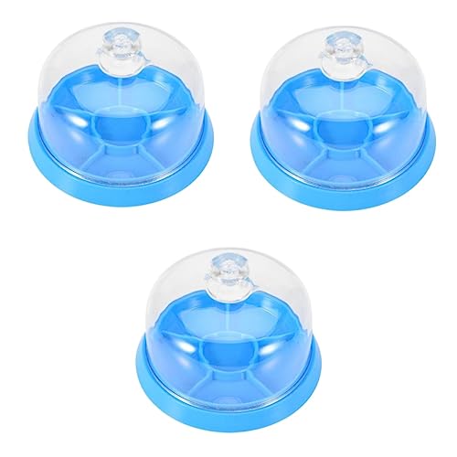 Mikikit 3 pièces couvercle anti-poussière pour pièces de montre et perles