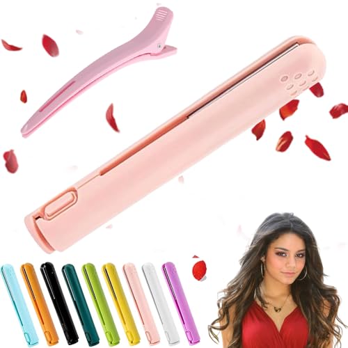 Plancha y rizador mini 2 en 1 para cabello corto miniatura 1
