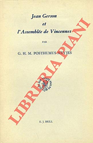 Jean Gerson et l'Assemblee de Vincennes