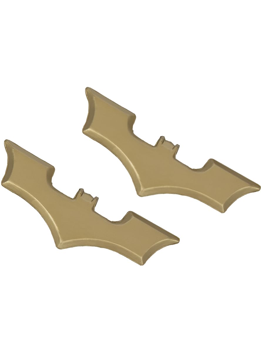 Funidelia | Disfraz de Batman con batarangs para hombre Caballero Oscuro & Superhéroes - Disfraz para adultos y divertidos accesorios para Fiestas, Carnaval y Halloween - Talla S