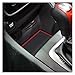 10PCS Compatible with Renault Clio 4 Anti-Slip Gate Slot Mat Cup Coaster Non-Slip Door Groove Pad Auto Interior Mat Car-Styling Accessories(Fluorescent White)