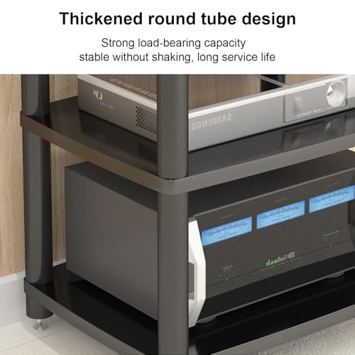Meuble tour audio multimédia vertical pour composant stéréo et salon