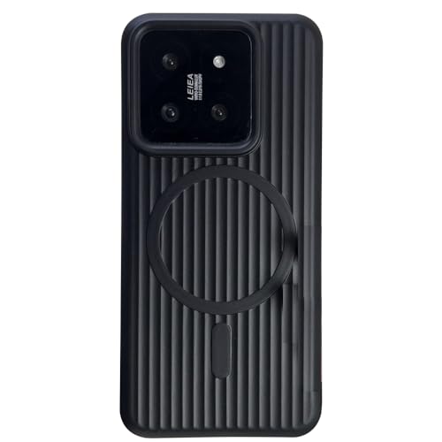 Acadey Coque Transparente pour xiaomi 13 Compatible magsafe, Coque de Protection magnétique Ultra - Mince et Souple en Silicone Anti - Empreintes digitales et Anti - Rayures Noir