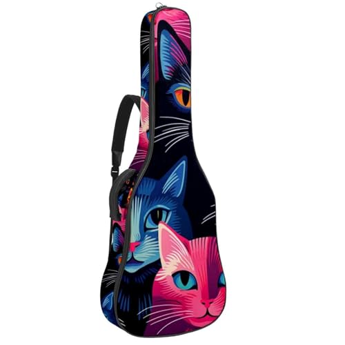 JRHEJTFZ Housse pour guitare acoustique de 1,9 cm d’épaisseur – Étanche – Durable et élégante – Motif chat de dessin animé, Multicolore 5., 42.9×16.9×4.7 in, Motif imprimé tendance - Les Beatles, Paul McCartney, John Lennon, RIngo Starr, George Harrison JRHEJTFZ Housse pour guitare acoustique de 1,9 cm d'épaisseur - Étanche - Durable et élégante - Motif chat de dessin animé, Multicolore 5., 42.9x16.9x4.7 in, Motif imprimé tendance