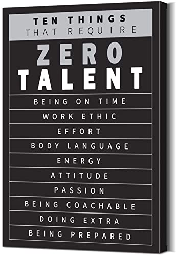 YOUHONG Motivational Wall Decor Inspirational Quotes Wall Art 10 Things