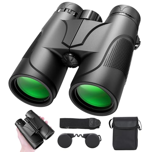 Jumelles 10x42, Ornithologique HD pour Les Professionnels du Voyage, détails et lumière Plus Nets,...