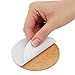 Juvale Cork Coaster Backing Sheets - Scratch-Resistant Surface Protection with Cork Pads - Custom DIY Craft Projects - Circle Craft Sheets for Versatile Designs - Pack of 50, 3.5 in Round Brown