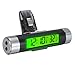 YONGYAO LCD Clip-on Cyfrowy termometr samochodowy z podswietleniem Zegar Calenda-Zielony