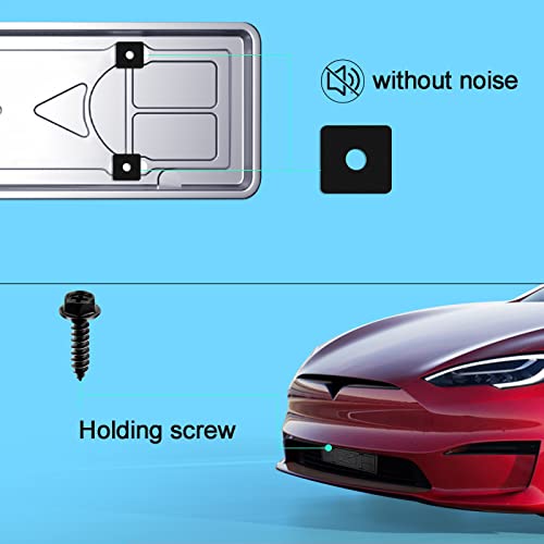 Kinbom 8 Sets License Plate Screws Kit, Stainless Steel License Plate Fasteners Anti-Rattle Fastening Screws For License Plates On Cars Or Trucks (Phillips Screw) #TOP4
