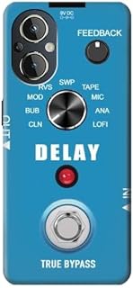 R3962 Guitar Analog Delay Graphic Case Cover for OnePlus Nord N20 5G