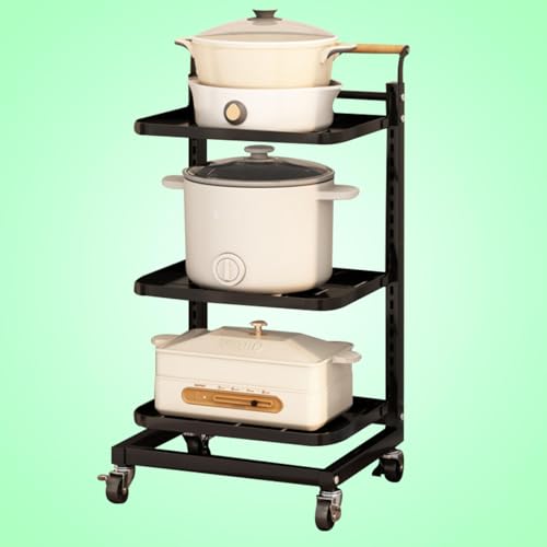 Étagère micro-ondes pour libérer l'espace du plan de travail de cuisine