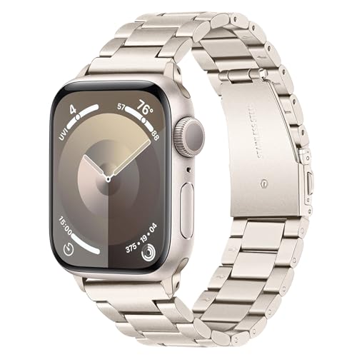 Ya en manzanajugosa.com: TRUMiRR Reemplazo para Apple Watch Ultra 49mm/Series 8 7 45mm pulsera, Correa de reloj de acero inoxidable Pulsera de metal Correa para iWatch SE Series 8 7 6 5 4 3 2 1 45mm 44mm 42mm