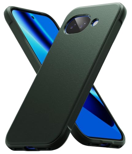 Ringke Onyx Funda para Google Pixel 10a, Se Siente Bien en la Mano, Resistente al Aceite y a la Suciedad, Recortes Precisos para la Cámara - Verde Oscuro