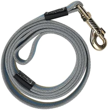 OKUMEYR Blue Dog Traction Strap for Walking and Running, Sturdy Polyester and Alloy Pet Pulling Rope for Daily Use and Leisurely Stroll with Puppies and Dogs
