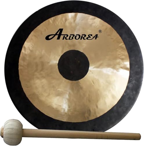 Arborea Gong Chau Gong Authentic Chinese Chau Gong Hand Selected For Quality Great for Sound Healing Home (14