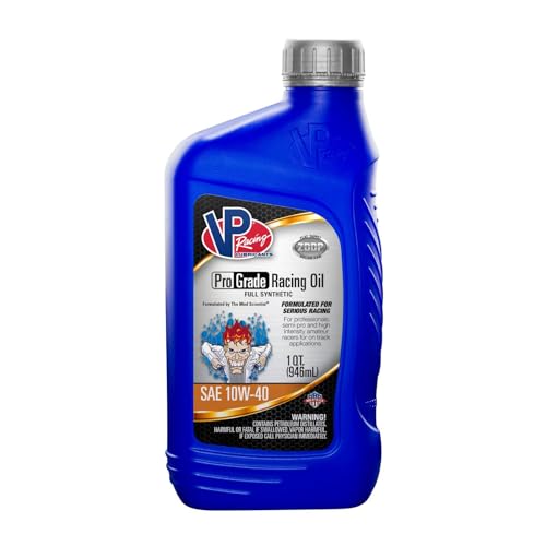 Aceite sintético para motor 10W-40 VP Racing 1 cuarto