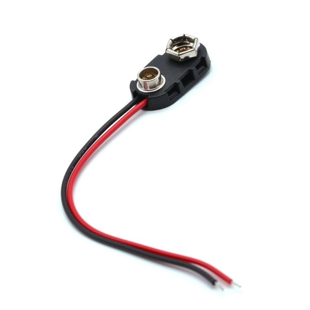 Amazon.com: JWISLAND 60 Pack 9V Battery Connector, 9 Volt