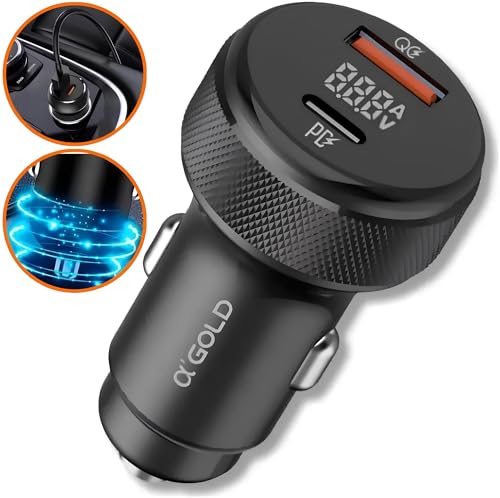 Carregador Veicular Turbo Premium Duas Entradas 60W 3.0 + Tipo C para Automóvel Carregamento Super R