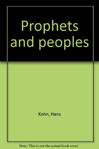 Prophets And Peoples B000LBXBUE Book Cover