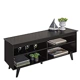 MADESA TV Console Table with Storage for TV up to 55 in, TV Stand for Media Cable Box Gaming...