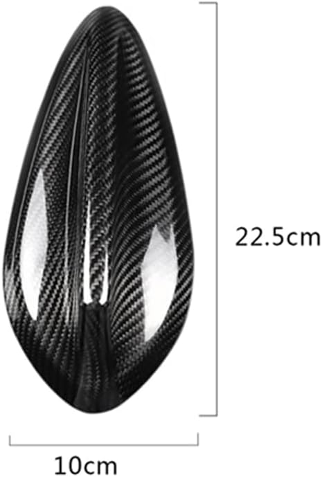Dry Carbon Auto Shark Fin Antenna Toppers Cover Trim Sticker Compatible with BMW F22 F87 M2 F30 F35 F80 M3 F32 F36 F82 M4 F90 M5 G20 G30 G38 G11 G12