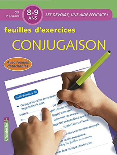 Les devoirs - Feuilles d'ex. Conjugaison (8-9 a.): Avec feuilles détachables