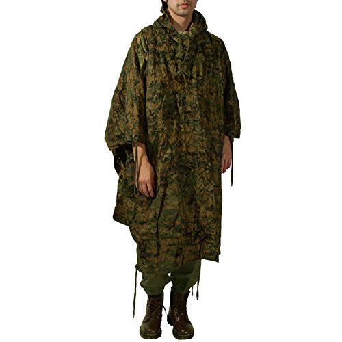 ナイロンポンチョ ミリタリーポンチョ 全7色 (MARPAT) ナイロンポンチョ ミリタリーポンチョ 全7色 (MARPAT)