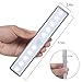 MOSTON Motion Sensor Closet Lights, 10 LED Wireless Under Cabinet Lighting with Built-in Rechargeable Battery, Stick-on Anywhere Magnetic Night Lamp for Cupboard Cabinet Kitchen Stairs