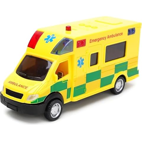 Toyland® Emergency Ambulance Toy With Light & Sound - 1:40 Scale - Play Vehicle - Ages 3+ Cover