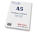Premium A5 (8.3"x 5.83") Cardstock - 65lb Cover (176 gsm) White (100 Sheets)