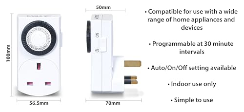 Réduire sa facture électrique grâce au lot de 3 minuteurs programmables 24 heures - 3