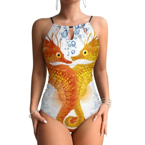 Swimsuit monokini orange pour sublimer la silhouette avec style