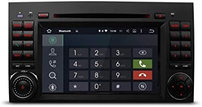 Avison 7-Zoll-Android-8.1-Satellitennavigationsgerät mit Bluetooth-Freisprecheinrichtung und numerischem Tastenfeld.