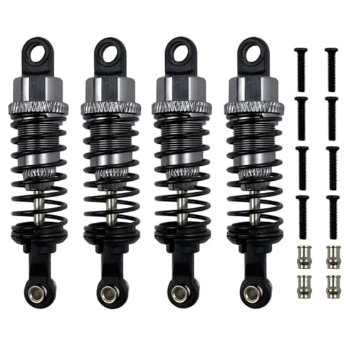 Kit amortisseur RC WLtoys A959 de qualité supérieure en alliage gris 1/18