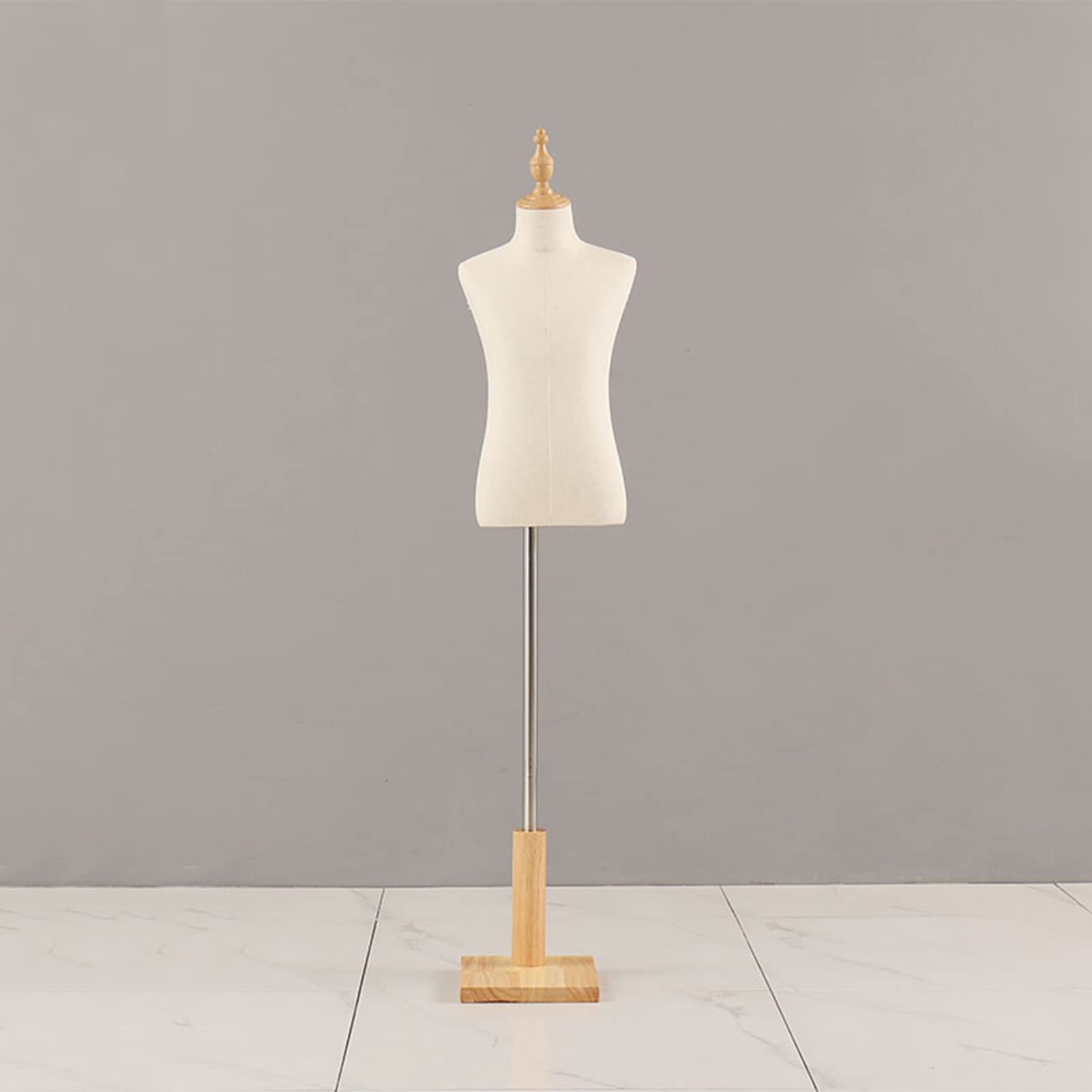 Maniquíes Infantiles, Modelos, Accesorios, de Medio Cuerpo/Cuerpo Entero, para sastres y modistas, maniquíes, exhibidores de Tiendas de Ropa, de Madera Maciza, con Cabeza de Tela.