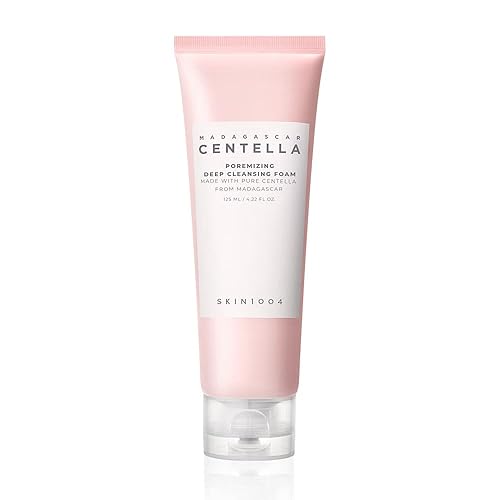 SKIN1004 Madagascar Centella Poremizing Deep Cleansing Foam 4.22 fl oz, 4.2 fl oz, elimina los desechos que obstruyen los poros