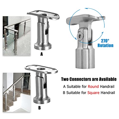 Balustre HD robuste réglable en S pour un balcon élégant