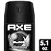 AXE Aluminum-Free Body Spray XL Black 6-Pack, 48H Odor Protection, 5.1 Fl Oz Ea