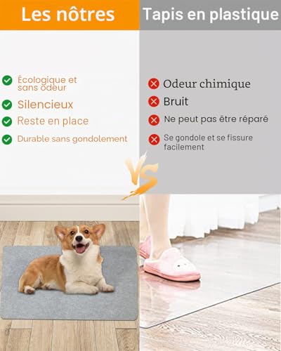 Tapis de protection du sol pour sols durs durable et design - 5