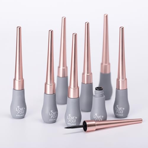 Delineador líquido negro resistente al agua pack x2 miniatura 4