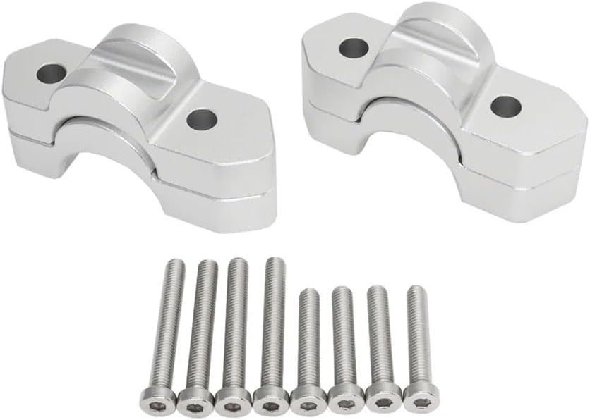 オートバイ用ハンドルバーライザーリフター ハンドルバーライザーバーマウントハンドルクランプオートバイアクセサリー15 / 30mm上