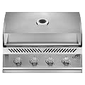 Napoleon Built-In 500 Series 32-Inch Built-In Gas Barbecue Grill Head - BI32PSS - Marine Grade Stainless Steel, Propane, 4 Main Burners, 7.5 mm Stainless Steel Grids
