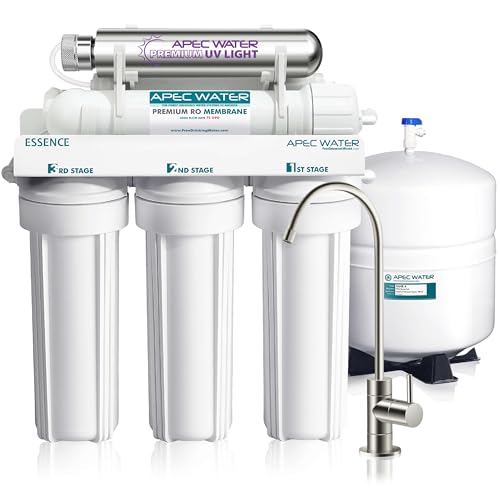 Image of APEC Water ROES-UV75, 6-Stage Under Sink RO Water Filter System, UV, 75 GPD